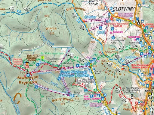 Krynica-Zdrój: Jakie góry? Beskid Sądecki, szlaki i Jaworzyna