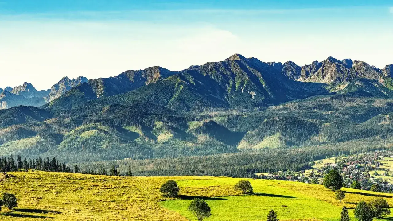 Olczański Wierch panorama Tatr